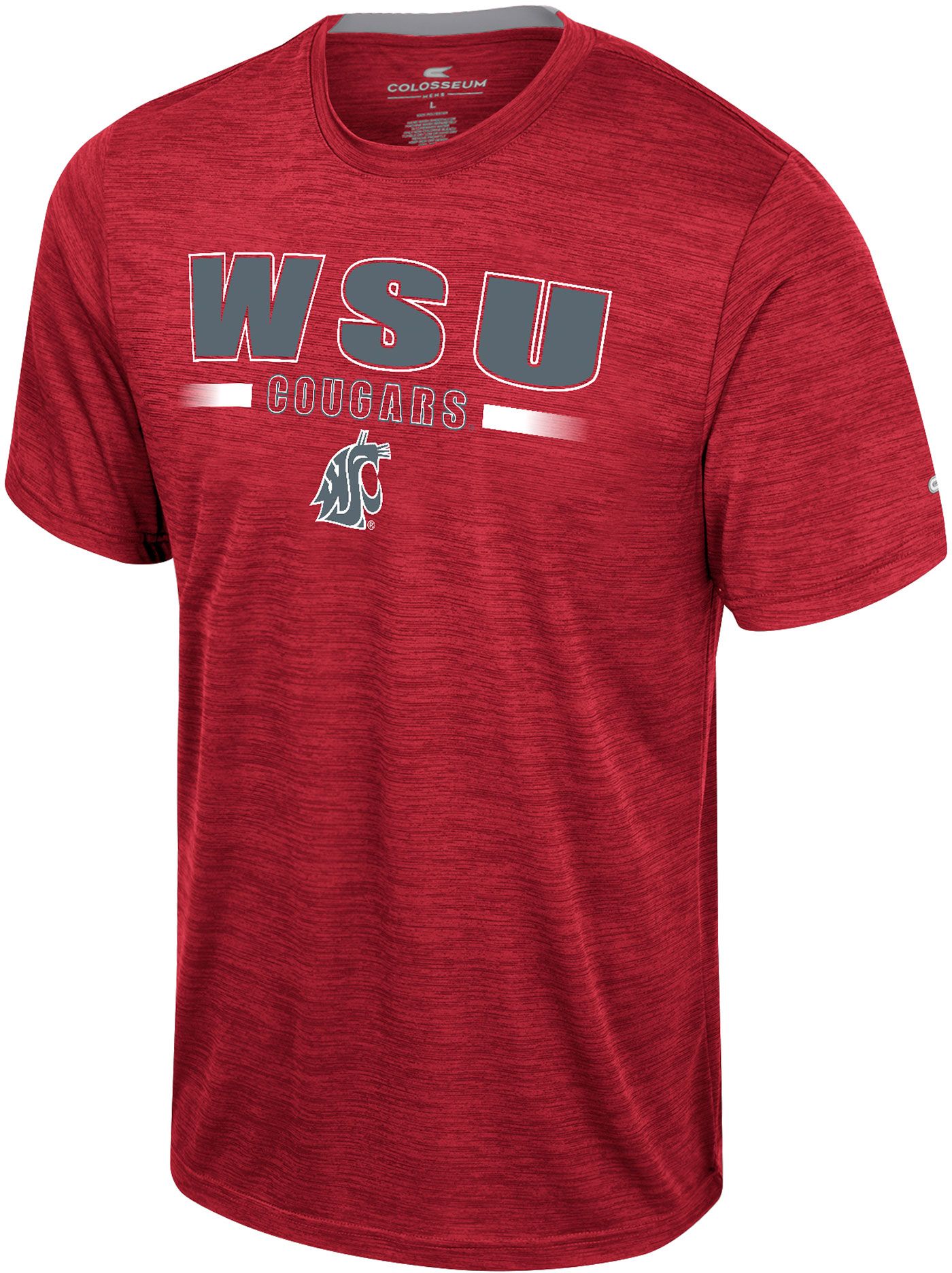Colosseum Men's Washington State Cougars Crimson Wright T-Shirt