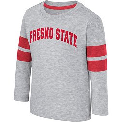 Colosseum Toddler Fresno State Bulldogs Heather Grey Dewey Long Sleeve T-Shirt