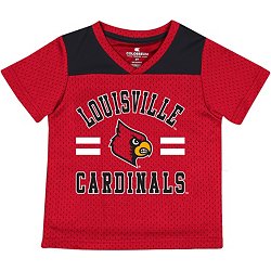 NCAA Louisville Cardinals Boys' Short Sleeve Toddler Jersey - 3T