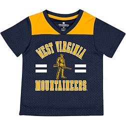 Colosseum Toddler West Virginia Mountaineers Blue Ka-Boot-It Jersey