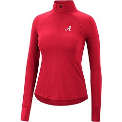 Colosseum Women's Alabama Crimson Tide Red 1/4 Zip Pullover Shirt