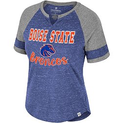 Colosseum Women's Boise State Broncos Blue V-Notch T-Shirt