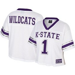 Colosseum Women's Kansas State Wildcats White Cropped Jersey