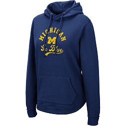 Colosseum Women's Michigan Wolverines Navy Pullover Hoodie
