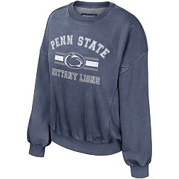 Colosseum Women's Penn State Nittany Lions Blue Audrey Crew Fleece Sweatshirt