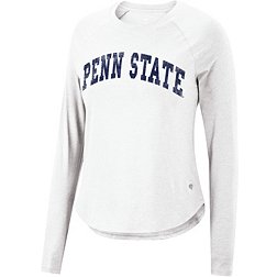Colosseum Women's Penn State Nittany Lions White Harlow Long Sleeve T-Shirt