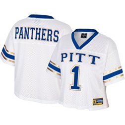 Colosseum Women's Pitt Panthers White Cropped Jersey