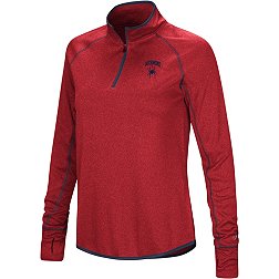 Colosseum Women's Richmond Spiders Red 1/4 Zip Pullover