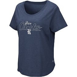 Colosseum Women's Rice Owls Blue T-Shirt