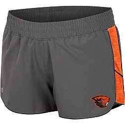 Colosseum Women's Oregon State Beavers Grey Pull the Switch Running Shorts