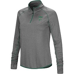 Colosseum Women's South Florida Bulls Heather Charcoal 1/4 Zip Pullover