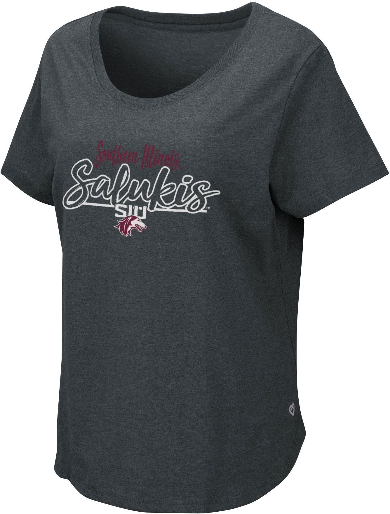 Colosseum Women's Southern Illinois Salukis Black T-Shirt