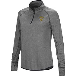Colosseum Women's Wichita State Shockers Heather Charcoal 1/4 Zip Pullover