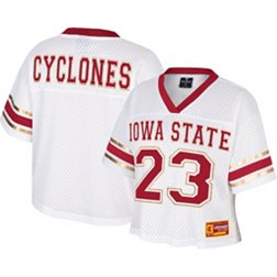 Colosseum Women's Iowa State Cyclones White Cropped Jersey