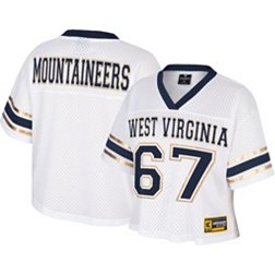 Colosseum Women's West Virginia Mountaineers White Cropped Jersey