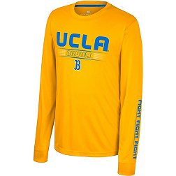 Toddler Colosseum Blue/Heather Gray UCLA Bruins Logo Raglan Long Sleeve T-Shirt & Pants Set Size: 2T