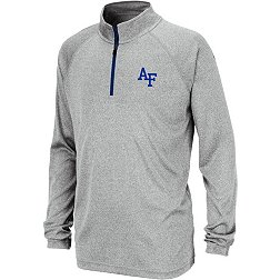 Colosseum Youth Air Force Falcons Heather Grey 1/4 Zip Pullover