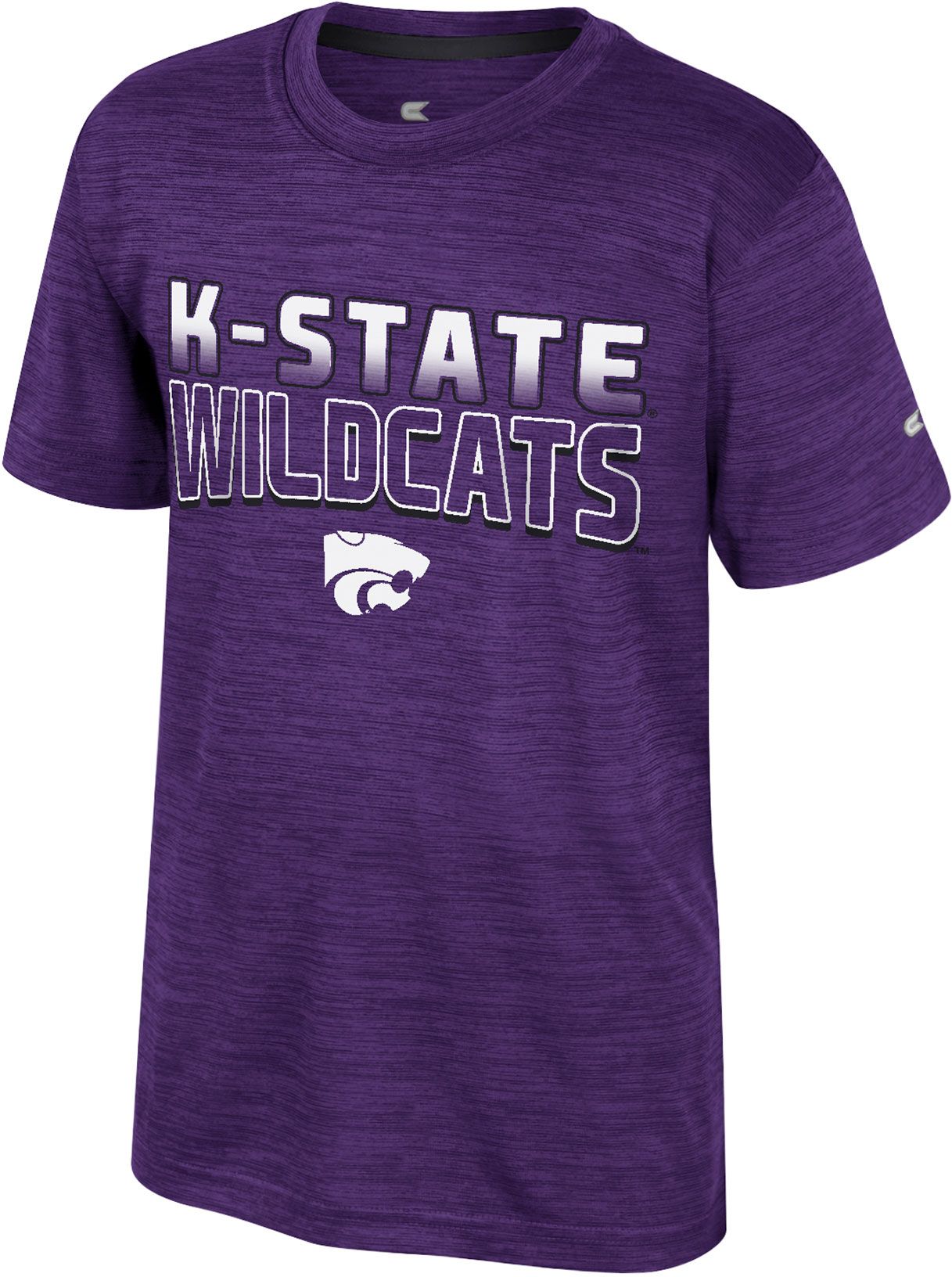 Colosseum Youth Kansas State Wildcats Purple Creative Control T Shirt, Girls'
