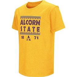 Colosseum Youth Alcorn State Braves Gold Playbook T-Shirt