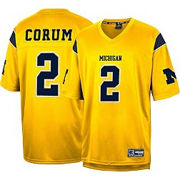 Colosseum Youth Michigan Wolverines Blake Corum #2 Maize Replica Football Jersey