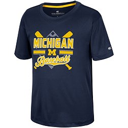 Colosseum Youth Michigan Wolverines Blue Duke T-Shirt