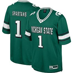 Colosseum Youth Michigan State Spartans Green No Fate Football Jersey