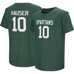 Colosseum Youth Michigan State Spartans Joey Hauser #10 Green T-Shirt