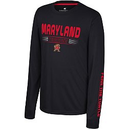 Colosseum Youth Maryland Terrapins Black Zach Long Sleeve T-Shirt