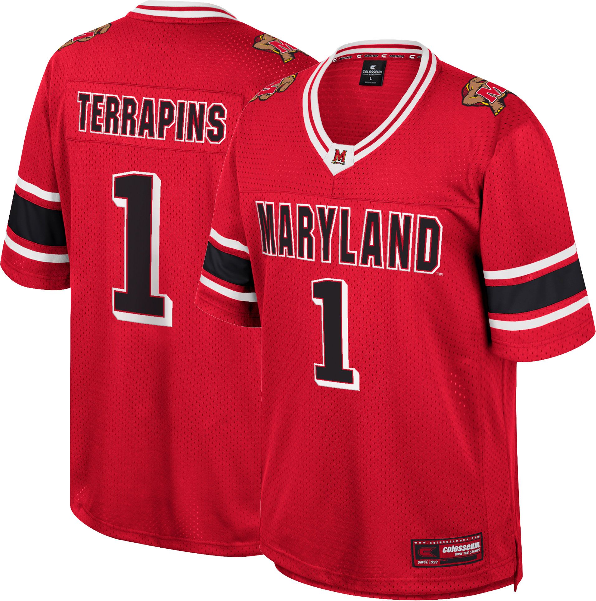 Maryland Terrapins throwback soccer jersey