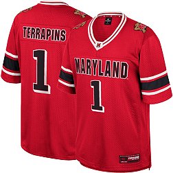 Colosseum Youth Maryland Terrapins Red No Fate Football Jersey