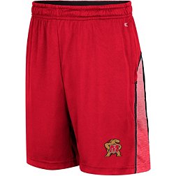 Colosseum Youth Maryland Terrapins Red Max Shorts