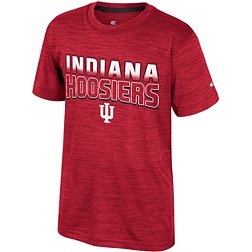 Colosseum Youth Indiana Hoosiers Crimson Creative Control T-Shirt