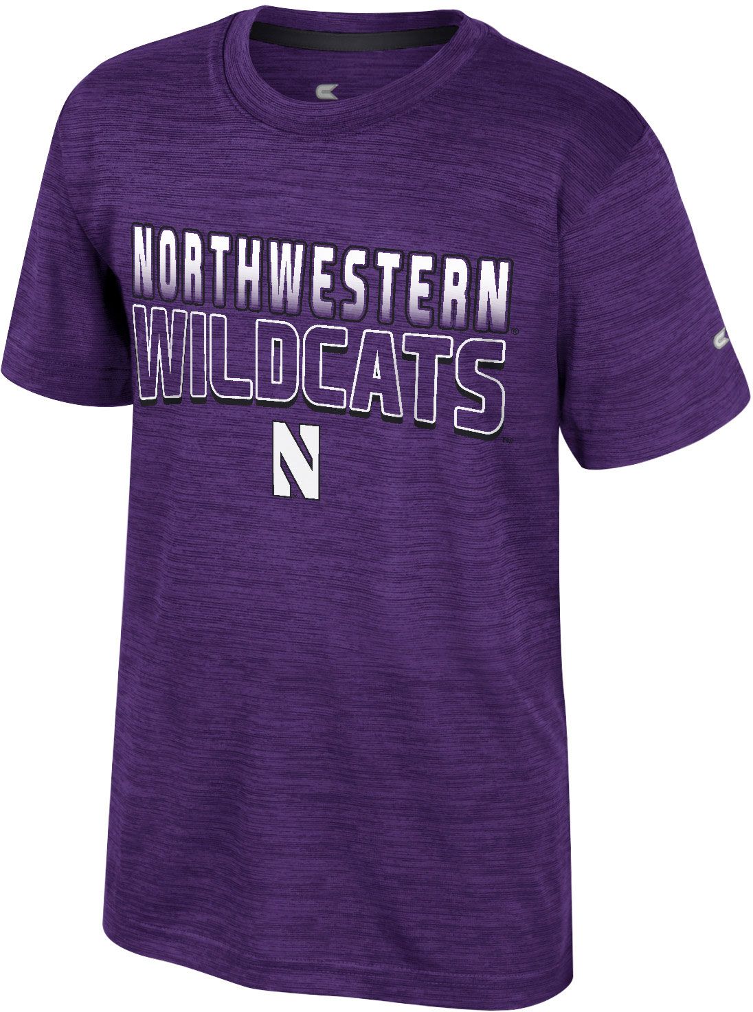 Colosseum Youth Northwestern Wildcats Purple Creative Control T Shirt, Boys'