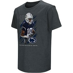 Colosseum Youth Penn State Nittany Lions Nick Singleton #10 Black Game Shot T-Shirt