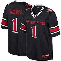 Colosseum Youth San Diego State Aztecs Black No Fate Football Jersey