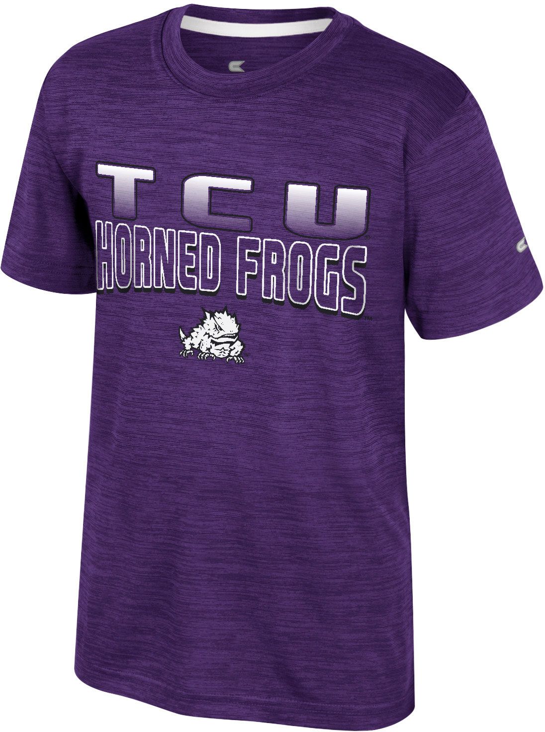 Colosseum Youth TCU Horned Frogs Purple Creative Control T-Shirt
