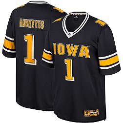 Colosseum Youth Iowa Hawkeyes Black No Fate Football Jersey