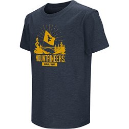 Colosseum Youth West Virginia Mountaineers Navy Official Fan T-Shirt