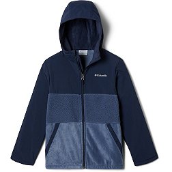 Columbia Boys' Steen Mountain Novelty Hooded Fleece Jacket