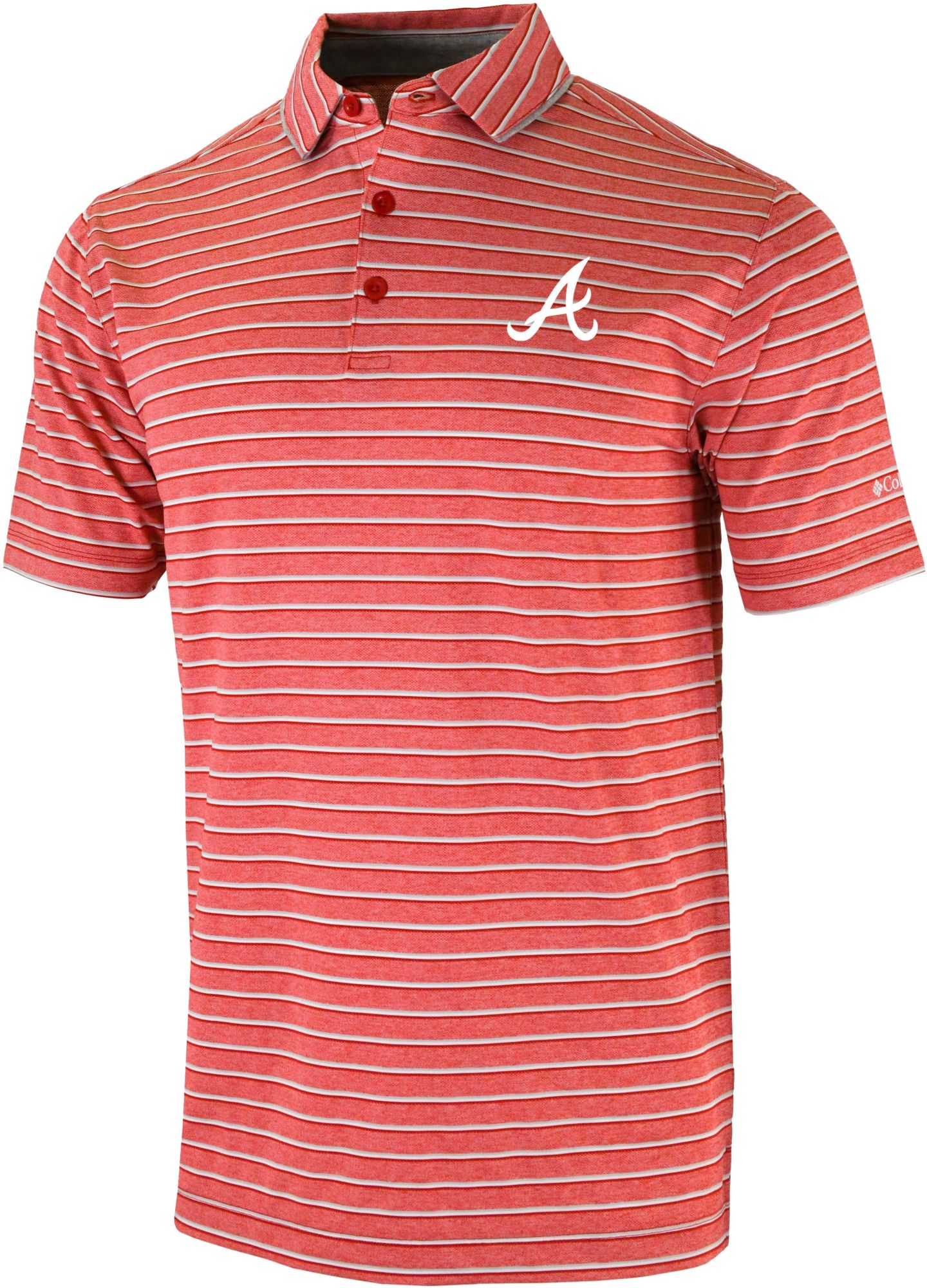 Columbia Men's Atlanta Braves Omni-Wick Post Round Polo