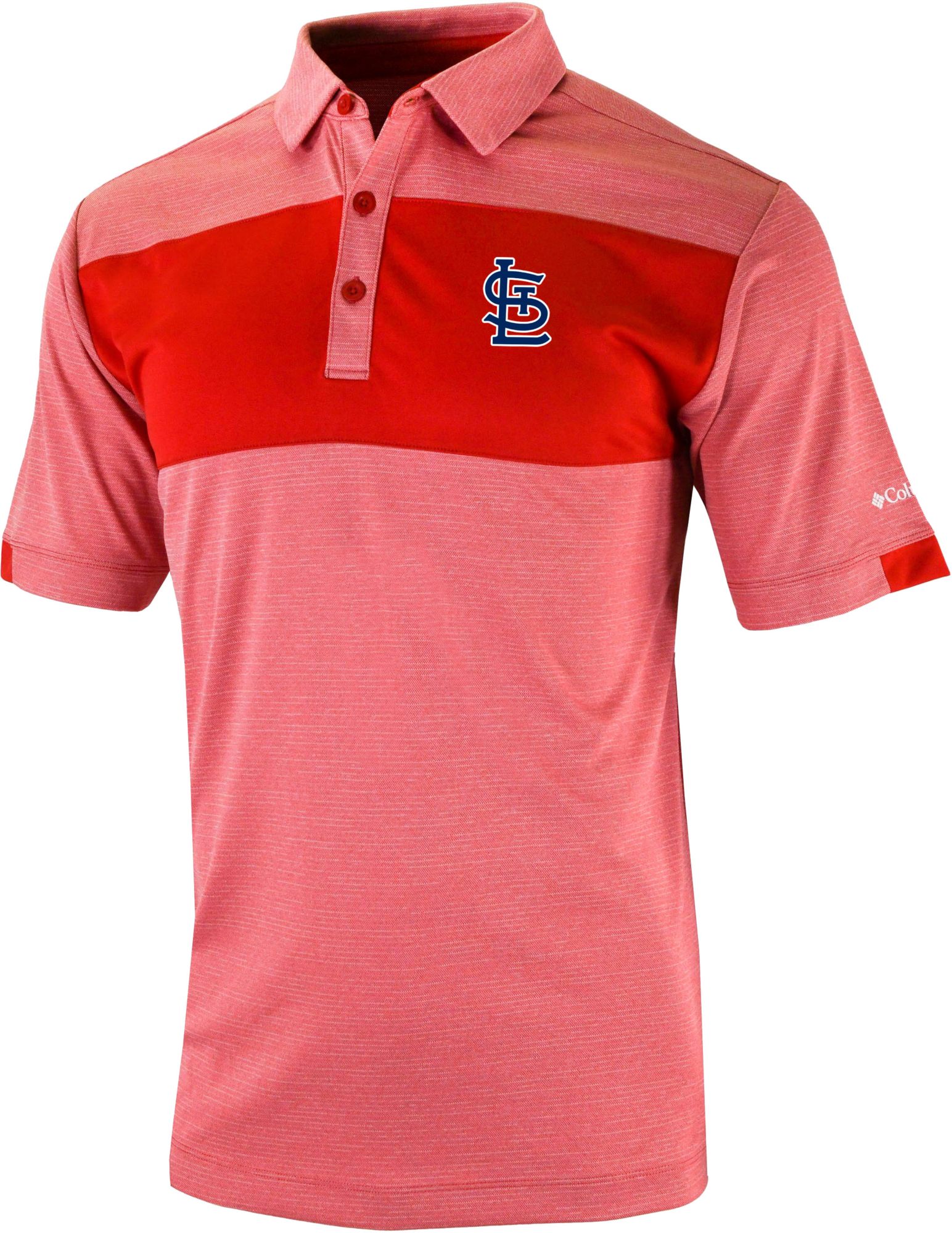 Columbia Men's St. Louis Cardinals Omni-Wick Total Control Polo