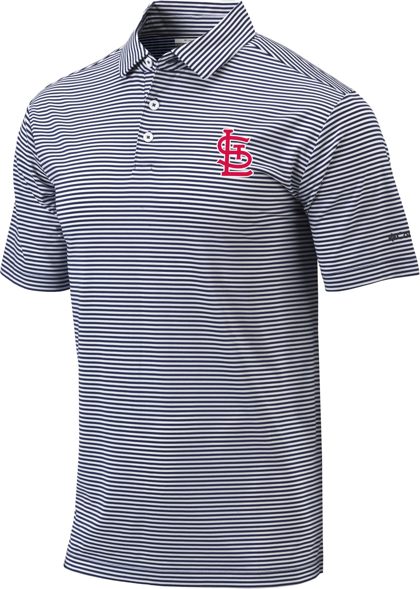 Columbia Men's St. Louis Cardinals Golf Club Invite Omni-Wick Polo