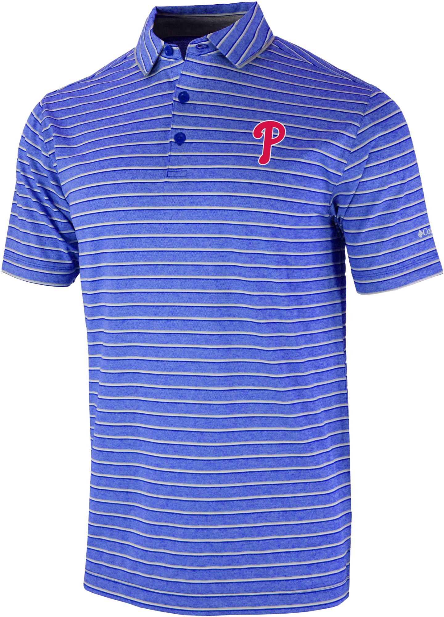 Columbia Men's Philadelphia Phillies Omni-Wick Post Round Polo