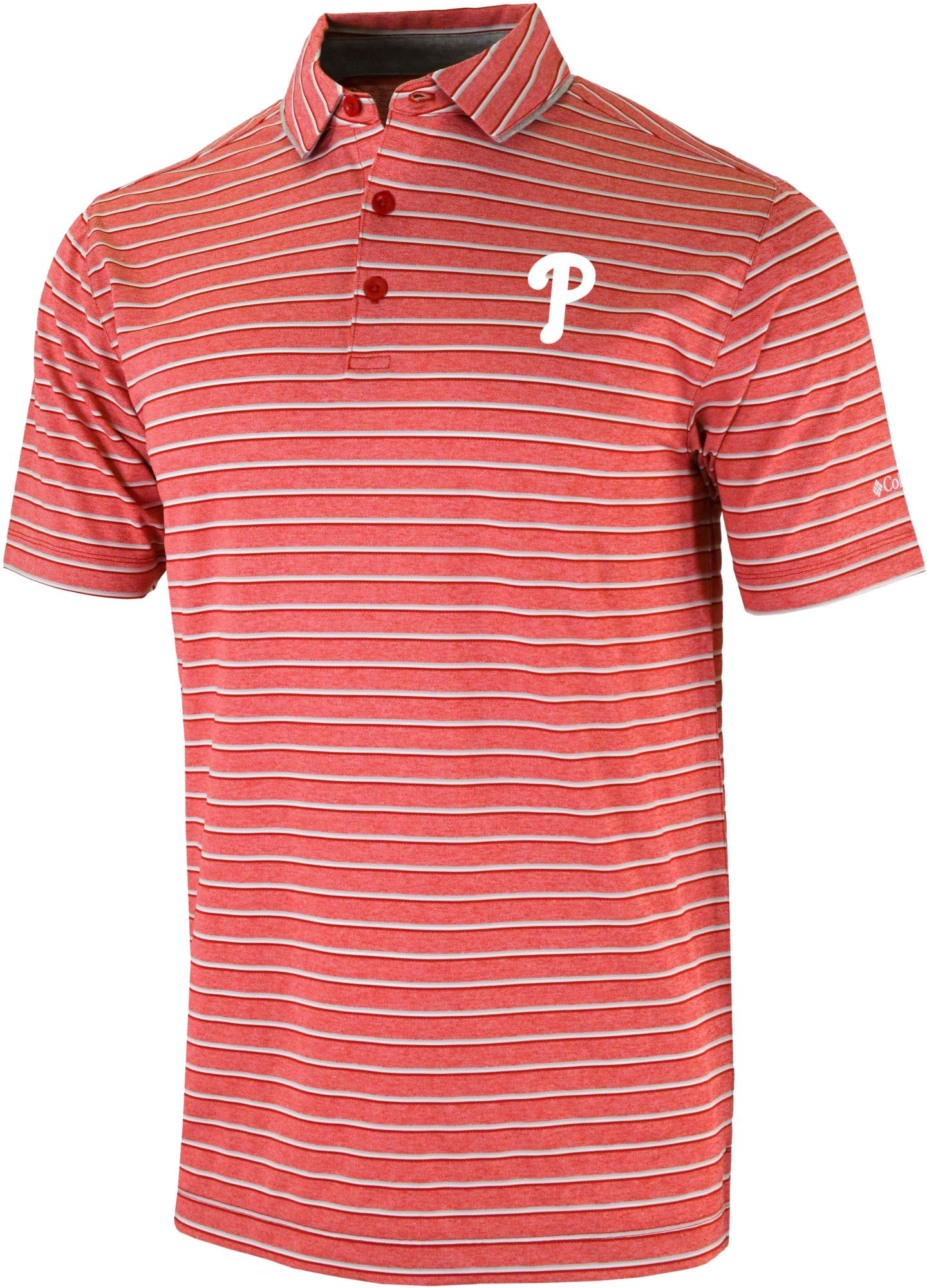 Columbia Men's Philadelphia Phillies Omni-Wick Post Round Polo