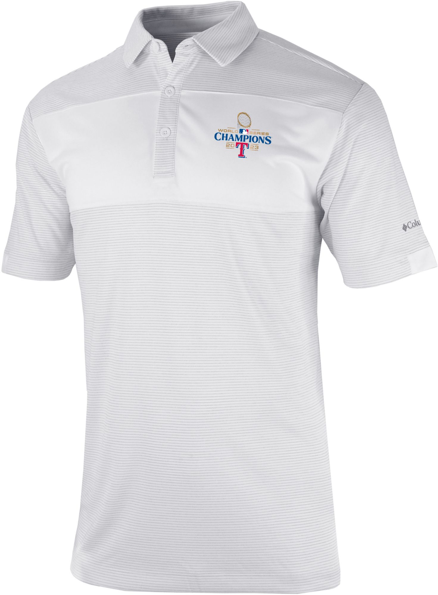 Columbia Men's 2023 World Series Champions Texas Rangers Omni-Wick Total Control Polo