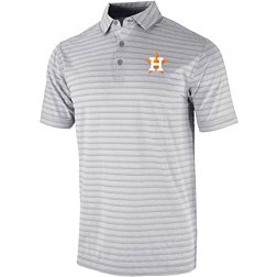 Columbia Sportswear Men's Houston Astros Pin High Long Sleeve Polo Shirt