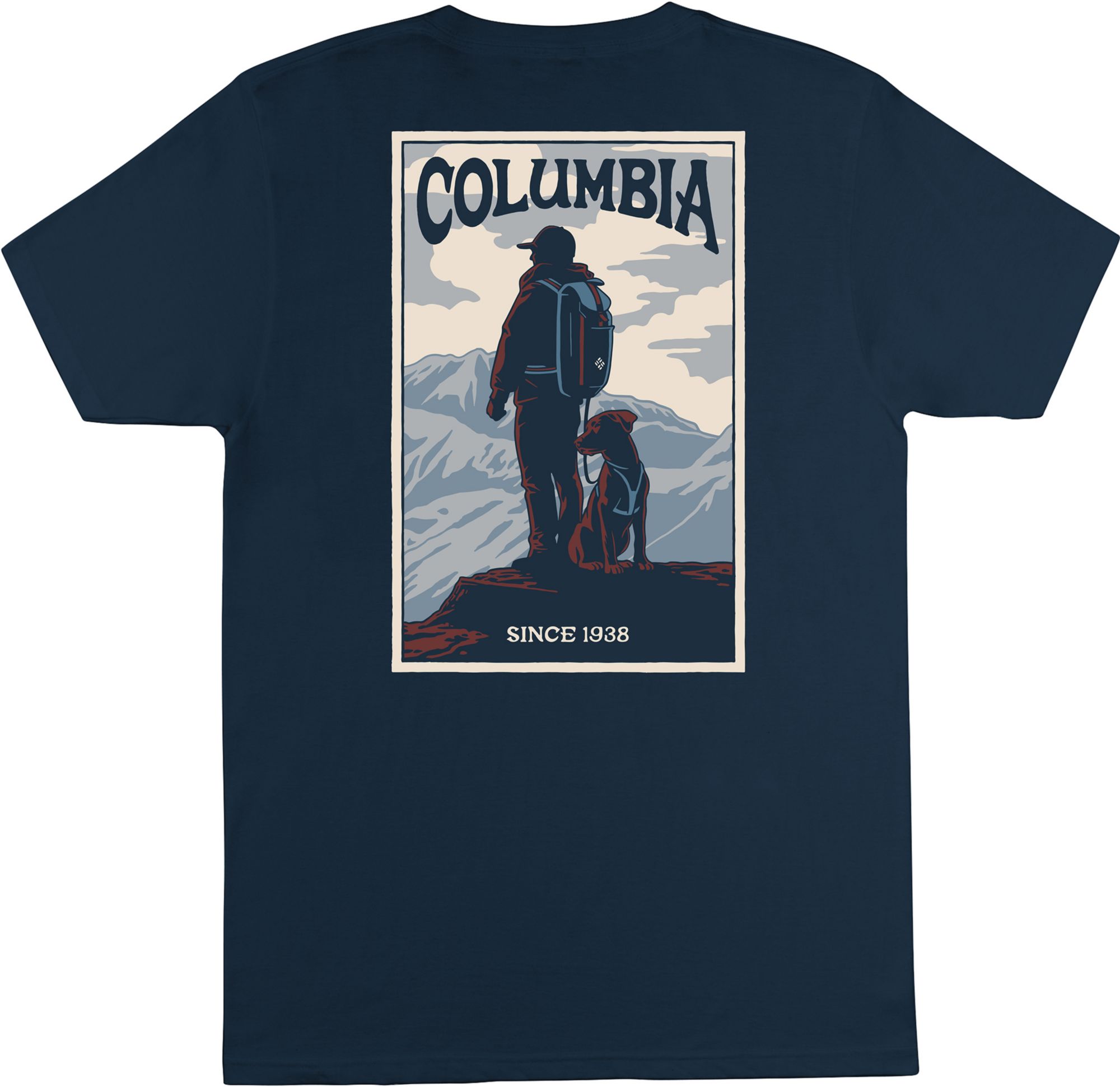 Columbia Men's Overlook Short Sleeve Graphic  T-Shirt