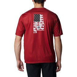 Columbia Men's Alabama Crimson Tide Crimson Terminal Tackle T-Shirt