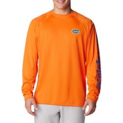 Columbia Men's Florida Gators Orange Terminal Tackle Long Sleeve T-Shirt
