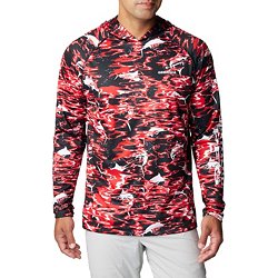 Columbia Super Terminal Tackle Vent Long Sleeve Camouflage Hoodie - XL
